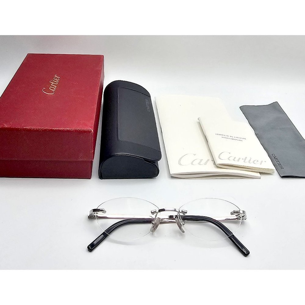 Luxury Cartier Pink Sapphire Glasses 17309